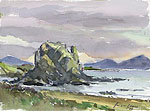 Rots, Aquarel, 27x37cm, 2001