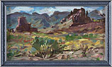 Tenerife zelfde locatie als IMG_7719, Olieverf, 12.2x22.4cm