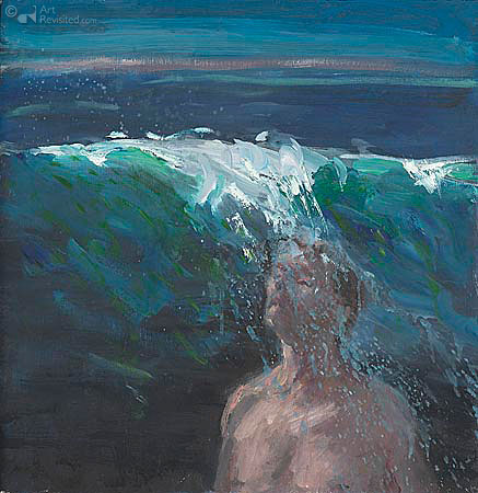 Douche 1998, o-d, 38x37cm